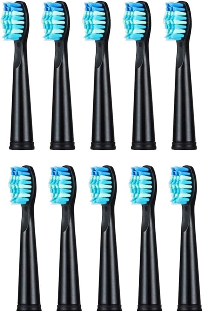 Tooth Brush Head Electric Toothbrush Heads Replaceable for SG-507B/908/909/917/610/659/719/910/575/551/548(5pcswhite5pcspink)