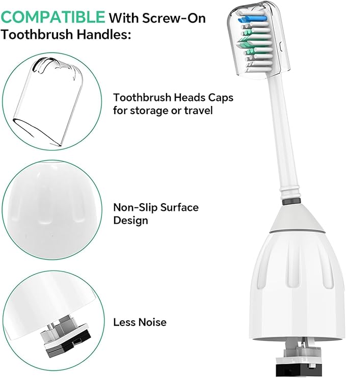 Replacement Toothbrush Heads Compatible with Philips Screw-on E Series Electric Brush Head Xtreme Essence Elite Advance(8 Pcs)