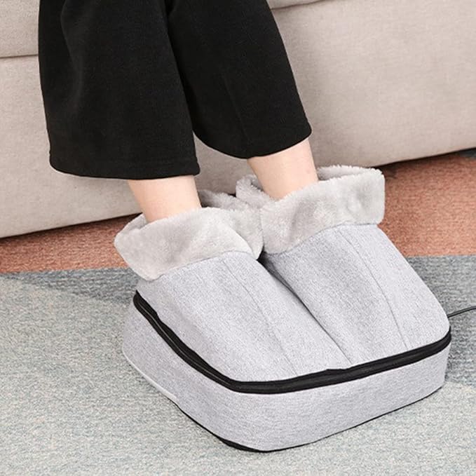 Massage Heated Feet Massager 2 in 1 Warm Foot Massage Plantar Massage Machine Nonslip Pain Relieve Warmer in Winter Christams Gift