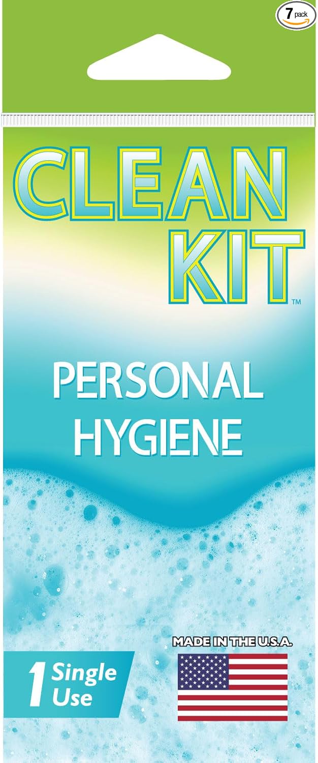Clean Kit Single Use Portable Kit with Hand Sanitizer Antimicrobial Wipes Antiseptic Wipe Device Cleaning Wipe &amp Moist Towelette - 10 units