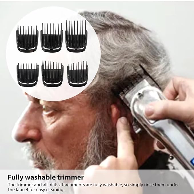 Trimmer Replacement 16mm/12mm/9mm/4mm T Blade Haircut Guide Comb Guard Set Fit for Philip Norelc 41mm Extra Wide T Blade by XSPANDER