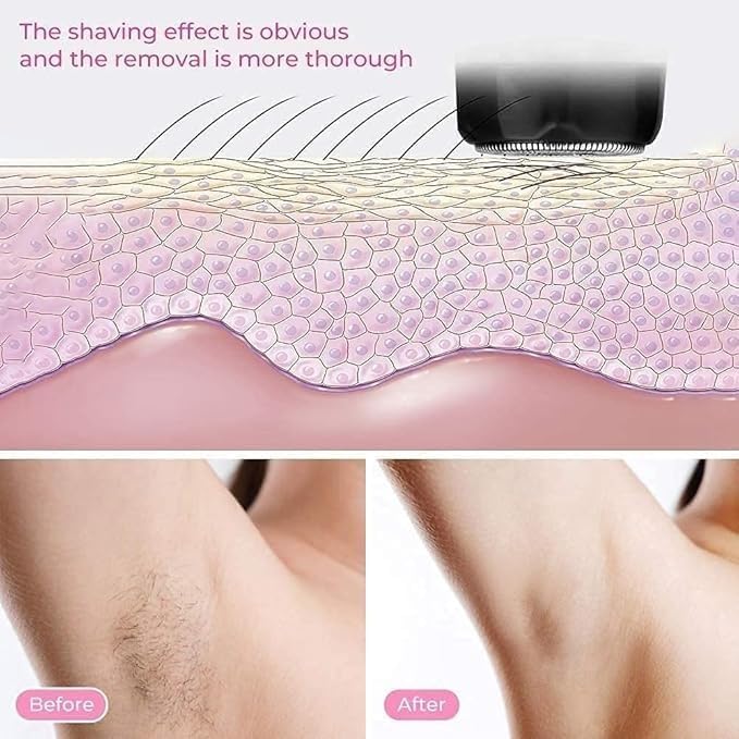4 in 1 Ear and Nose Hair Trimmer for Men &amp Women Electric Professional Eyebrow Trimmer Waterproof Painless Facial Hair Remover USB Rechargeable Black