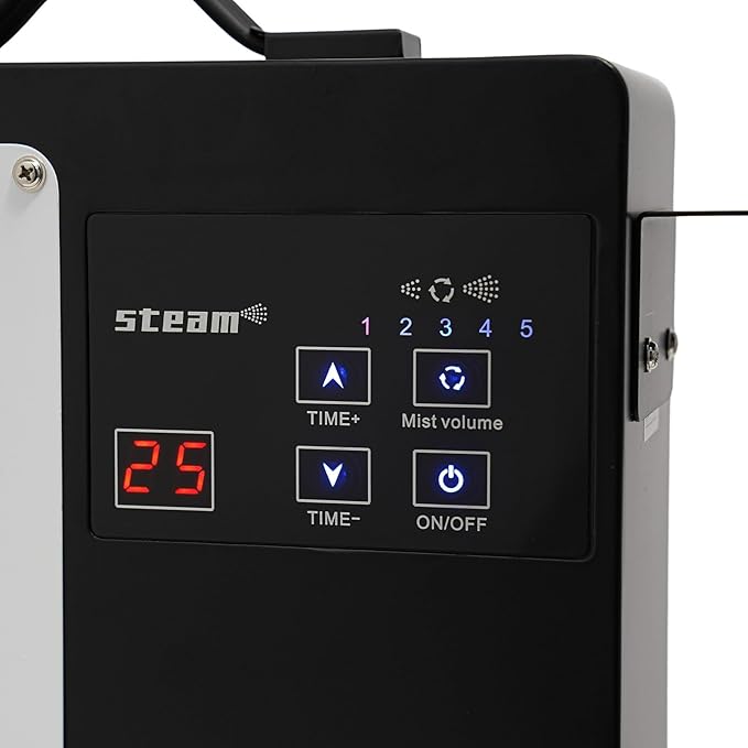 Nano Hair Steamer 1250W Professional Hair Steamer for Deep Conditioning 5-Level Mist Adjustment Nano Spray Hair Care Machine for Salon &amp Home Use