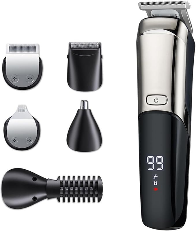 BAHREL Beard Trimmer for Men Electric Razor for Men Cordless Hair Clipper Shaving Kit for Mustache Body Nose Ear Hair Facial Men's Hair Clippers Electric Razor