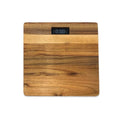 Acacia Wood Bathroom Body Weight Scale with Digital LCD Display Maximum Capacity of 396 lbs Adding a Stylish &amp Modern Touch to Your Toilet