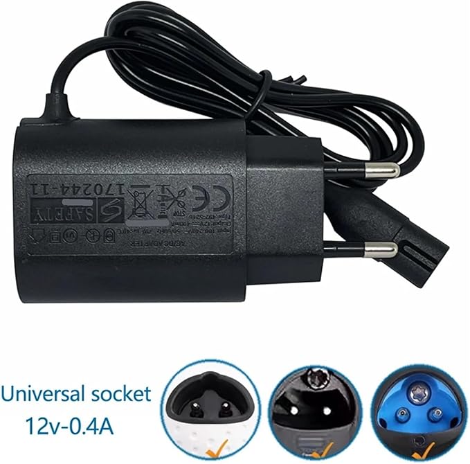 Replacement Shaving ChargerCompatible for BraunSeries S3 S5 S7 S8 S9 Electric Shaver Charger Adapter EU Plug