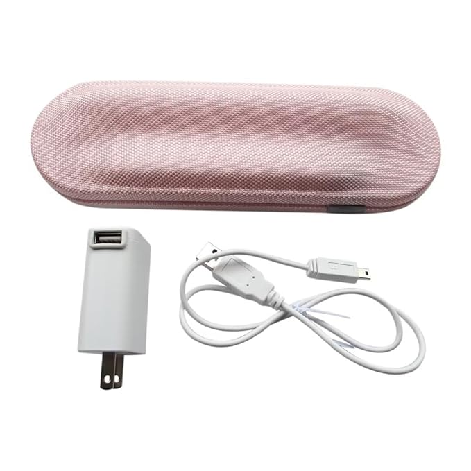 Pink-White HX9210 HX9200 Travel Charger Case w/AC Charer+US Cable For P-hilips Sonicare DiamondClean HX9340 HX9350 HX9382/HX9342/HX939L Toothbrushes by YTXXDEUS