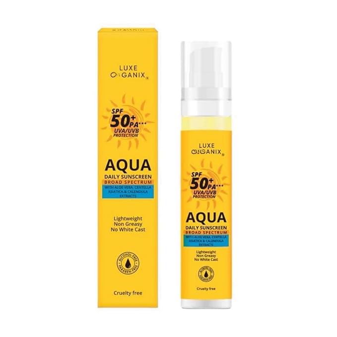 Luxe Or-ganix Philippines Aqua Daily Sunscreen SPF50 (50ml)
