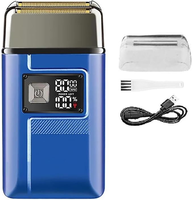 Men's Shaver Rechargeable Hair Shaver for Men Beard Electric Shaver Face Electric Razor Men's Bald Head Shaving Machine Wet Dry