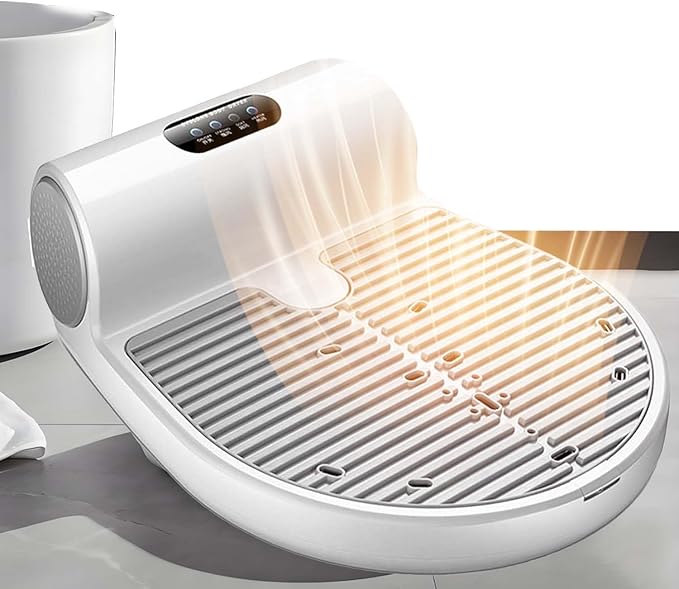 Smart Full Body Dryer for Bathroom 1500W Warm Air Heater Hands-Free Auto Sensor Built-in Weight Scale Touch Screen Non-Slip Platform Fast Drying After Shower(Nomal)