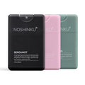Noshinku - Refillable Hand Sanitizer Discovery 3-Pack Travel Size Spray with Hydrating Botanical Oils Natural Ingredients All Natural Fragrances Sugarcane Derived Alcohol No Parabens No Dyes