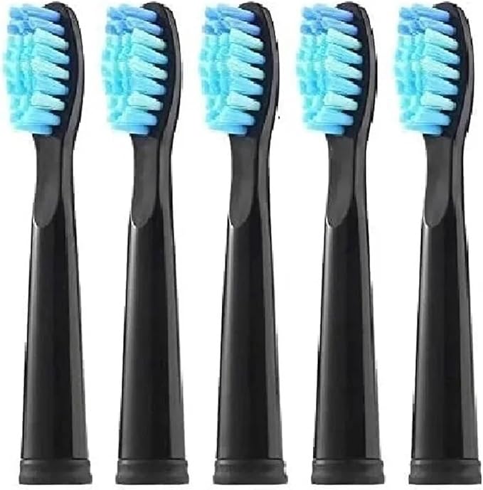 5 Pcs/Pack Brush Heads Compatible for Fairywill FW-507/508/515/551/917/959/2011/D1/D3/D7/D8 Toothbrush Bristle