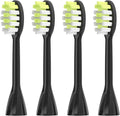 Compatible for 4Pack Replacement Toothbrush Heads Compatible with Ph One Soni Care Electric Head HY1100 HY1200 BH1022(Black)