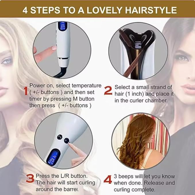 Automatic Hair Curler Multi Function Waves Ceramics Rose Curly Hair Stick Iron Professional Styling Tools Wand Curling Iron