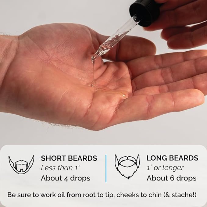 ZEUS Natural Beard Oil for Men Premium Grooming Oil to Soften Hydrate Condition &amp Control Frizz in Beard and Mustache (Made in USA) Sandalwood