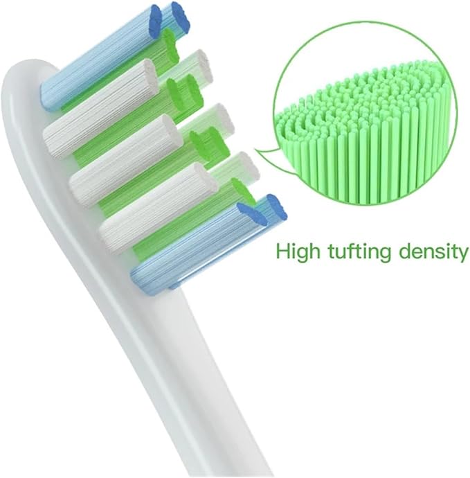 20PCS Replacement Brush Heads Compatible for Flow/X PRO Elite/X/One/Z1/F1Electric Toothbrush(20 pcs Black)