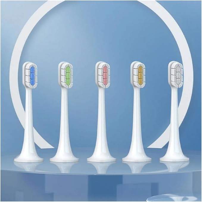 Compatible for with Electric Toothbrush Head T300/T500 DDYS01SKS/MES601/T700 Replacement MES602/604(Clean WH3 GN3)