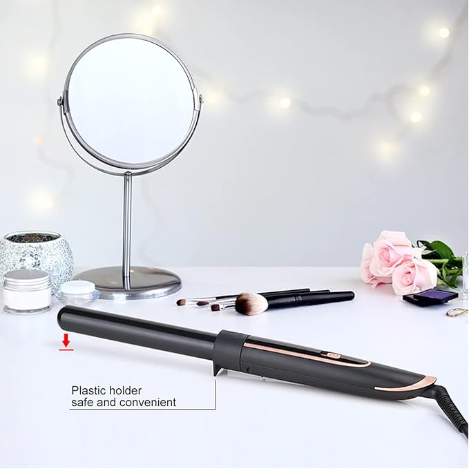 ABUNRO 3 Barrel Hair Waver Curling Iron Wand 25mm 1 Inch Ceramic Triple Curling Tongs Hair Wavers with 2 Temperature Control for Women/Girl Long or Short Hair Styling