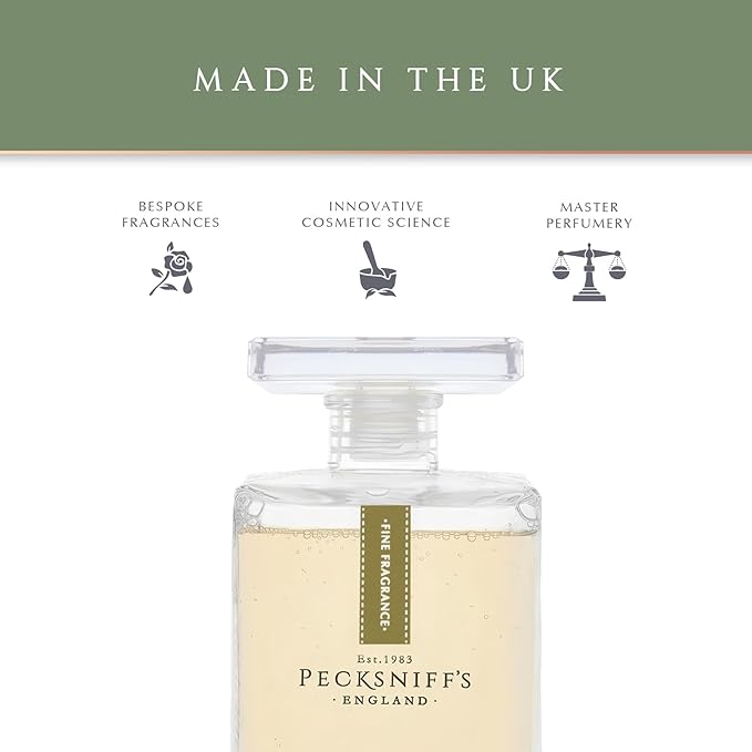 Pecksniffs Prestige 500ml Bath Soak Decanter Honeydew &amp Ginger