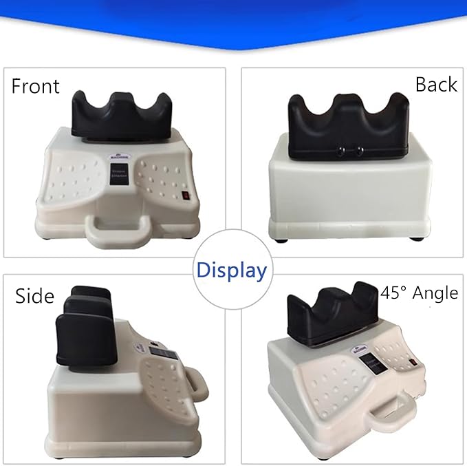 Swing Foot Massager Portable Electric Aerobic Exerciser 10 Gear Speed Adjustable Relax Pain ReliefFitness Blood Chi Machine with Controller