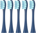 5pcs Replacement Brush HeadsCompatible for Oclean Toothbrush for Digital X Lite X10 Ultra Air2(5 Blue)