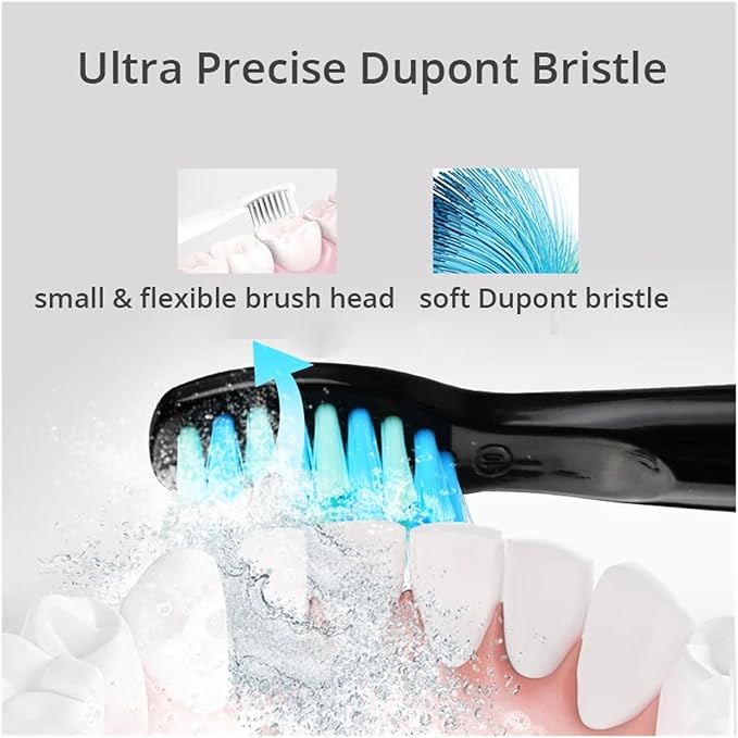 Brush Head Electric Toothbrush Heads ReplaceableCompatible for SG-507B/908/909/917/610/659/719/910/575/551/548(10pcs Pink)