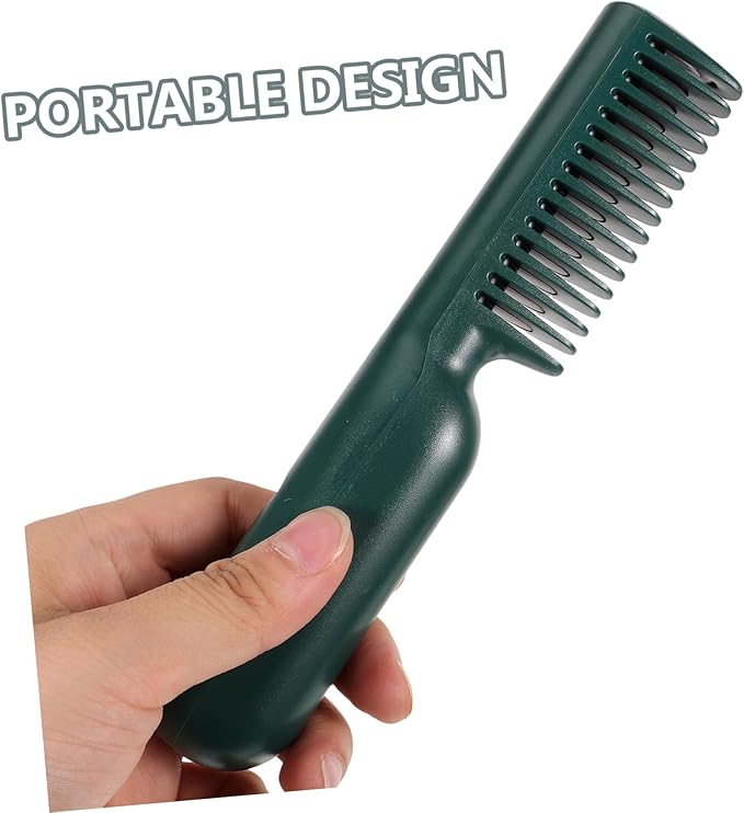 Vaguelly Electric Hot Comb Straightener Brush Brush USB Powered Hair Comb Hairstyling Tool