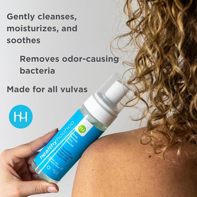 Gentle Care For Down There: Gentle Feminine Wash 100% Flushable Gentle Wipes Gentle Foaming Vulva Cleanser