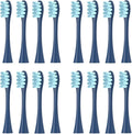 16pcs Replacement Brush HeadsCompatible for Oclean X/Pro/ Z1/ SE F1 /One/ PW01/03/05/07/09 P5 Toothbrush(16 Blue)