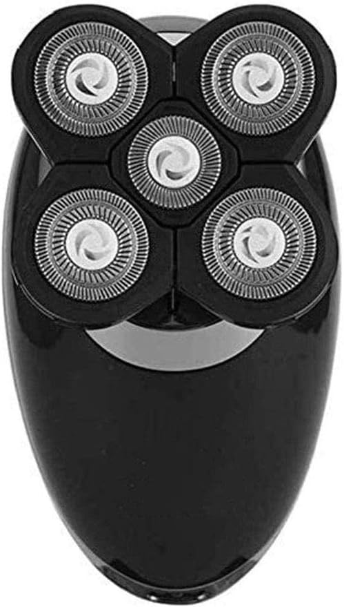 Electric Razor for MenWet and Dry Rechargeable Mens Rotary Shaver Three in One Electric Shaver Beard Hair Clipper Nose Hair Trimmer Cutting Head 5D Floating Wireless Rechar