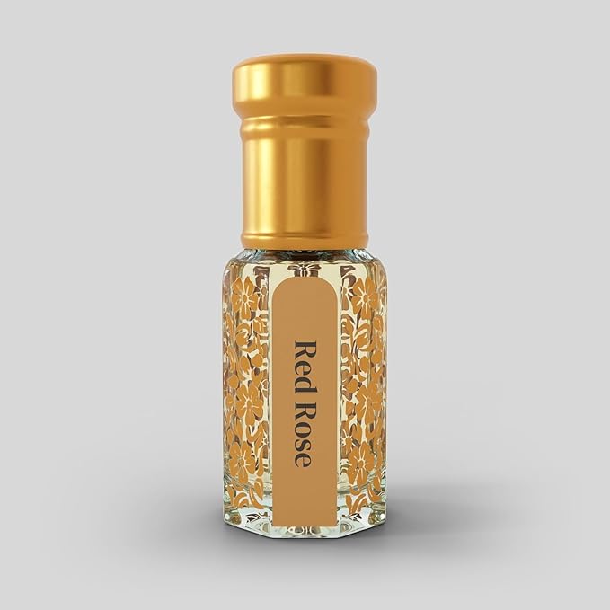 Red Rose Attar Original Pure Long-Lasting By NO maN 100% Alcohol Free 6.0ml in Luxury Bottle Best for Men and Wome