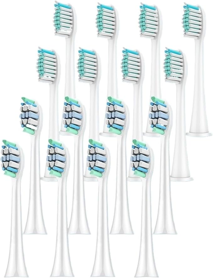 3Models Electric Toothbrush Head Compatible for with HX3/HX6/HX9 Series Models(20pcs 034-p)