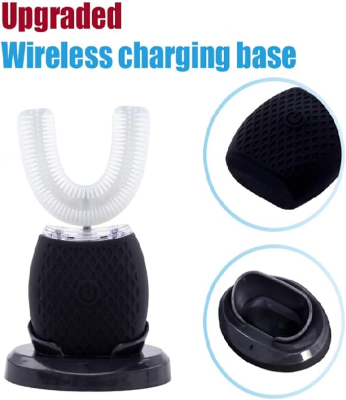 VIDECOR 360 Degrees Intelligent u-Shaped ultrasonic Automatic Sonic Electric Teeth whitening Toothbrush