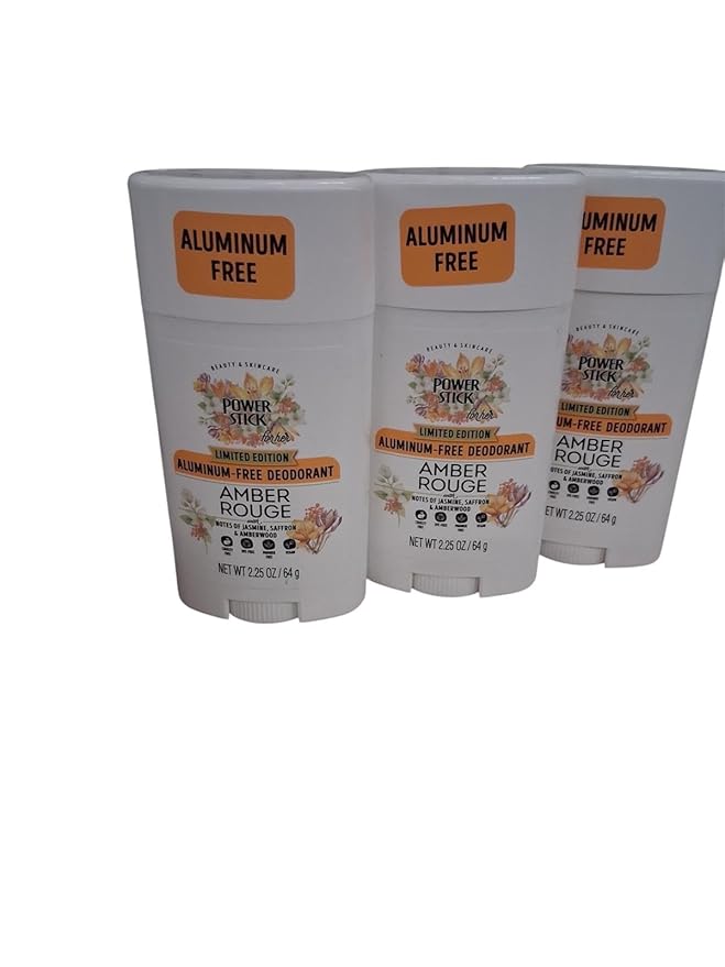 POWER STICK PARADISE BREEZE AMBER PLUM VANILLA CLEAR DEODORANT 2.25oz