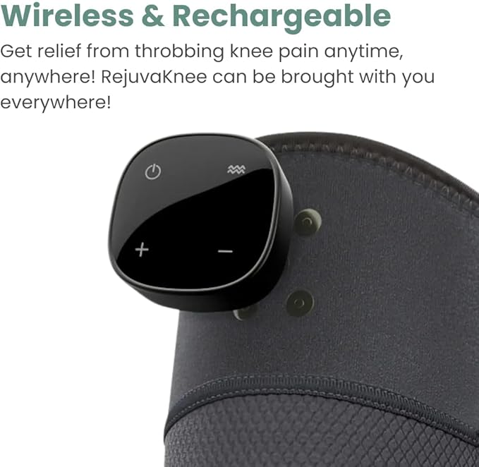 RejuvaKnee Triple Method Massager – The Official Rejuvacare 2026 – Adjustable Rejuvaknee Knee Massager for Comfort and Relaxation – Home Use Knee Wrap Massager – One Size 1 Piece