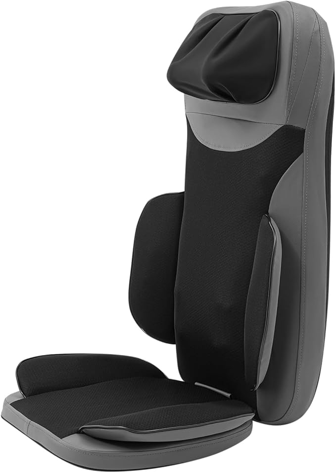 Neck &amp Back Massager with Heat 5-Mode Full Back Coverage Massage Chair Pad with Neck Support for Seniors Office Workers &amp Family Fatigue &amp Pain Relief in Office Home &amp Travel