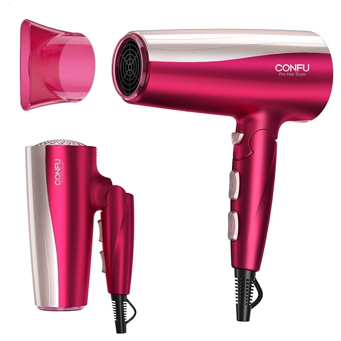 Professional 1875W Negative Ions Ceramic Quick Drying Hair Dryers and 1875W Folding Ceramic Lightweight Blow Dryer