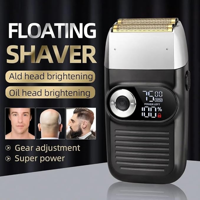 Electric Razors for Men Professional Rechargeable Hair Clipper Capable of USB Charging and Suitable for Shaving Bald Heads and Trimming Beards