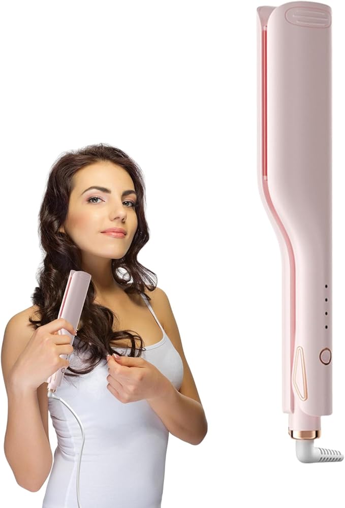 Curling Iron Crimper Waver | Curling Iron Wand Hair Crimper | Temperature Adjustable Wand Anti-Scald 25mm Equipment for Home Salon Travel Dating Cosplay Wedding