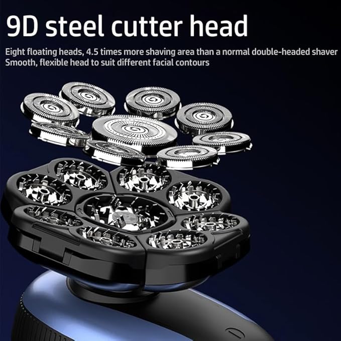 Head Shaver for Men Rechargeable All in One Hair Trimmer for Men Grooming Kit Electric Beard Trimmer Facial Body Eyebrow Nose Ear Trimmer
