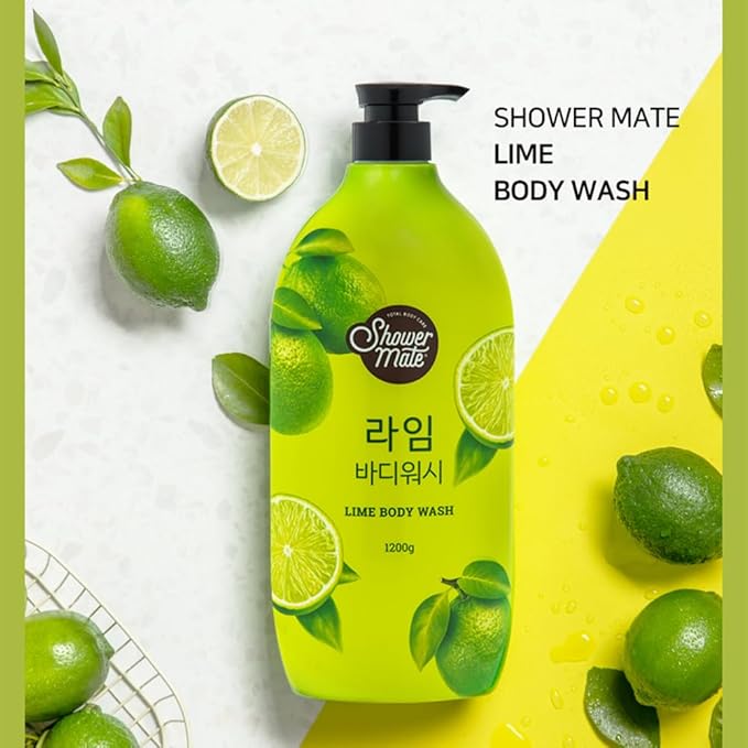 Natural Body Wash 42.3 fl oz 1.2 kg (Lime)