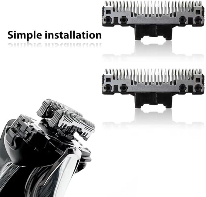 GRABOTE 2 Pack Latest Upgraded Shaver Cutter Blades WES9075P for Panasonic Shaver Foil ES8025 ES8026 ES8033
