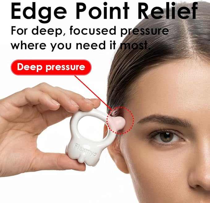 Ring Gua Sha Fascia Tool. Face &amp Body Massager – Non-Toxic Clay Ceramic Durable &amp Easy Grip. Korean Beauty Gift/US Patented