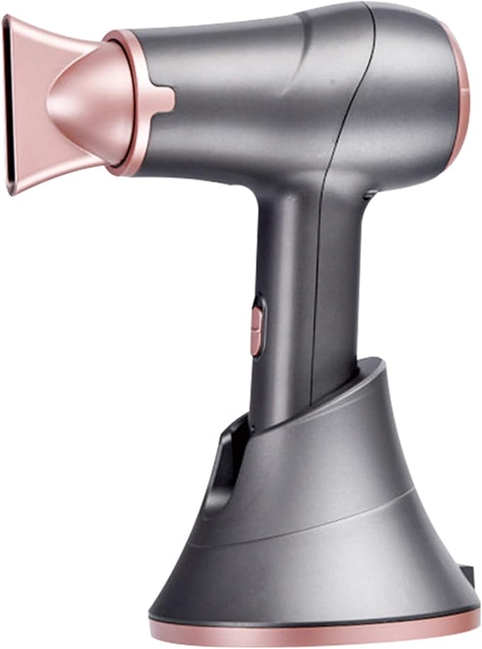 Cordless Hair Dryers with Charging Base Portable Travel Hairdryer Rechargeable Handheld Blow Dryer 5000mAh Hot/Cold Air Wireless Hair Dryers Salon Styling Tool