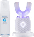 Ultrasonic Toothbrush for Adults Automatic Electric Toothbrush Portable Washable Soft Bristles 30s Automatic Timer Wireless Charging Dual-Use for Travel &amp Home