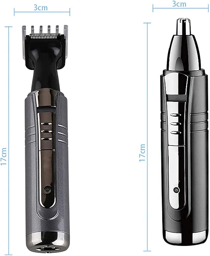 Nose and Ear Hair Trimmer – Painless Precision Tool with Rechargeable Battery Wet/Dry Easy to Clean