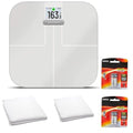 Garmin Index S2 Smart Scale with Wireless Connectivity Measure Body Fat Muscle Bone Mass Body Water and More-White with Accessories (010-02294-03)