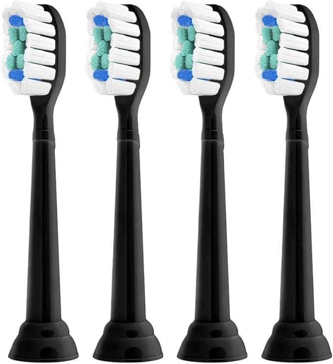 Suitable Compatible for Cleaning The Brush Heads of Electric Toothbrushes with Models 4100 5300 and 650(Black-20 Pcs)