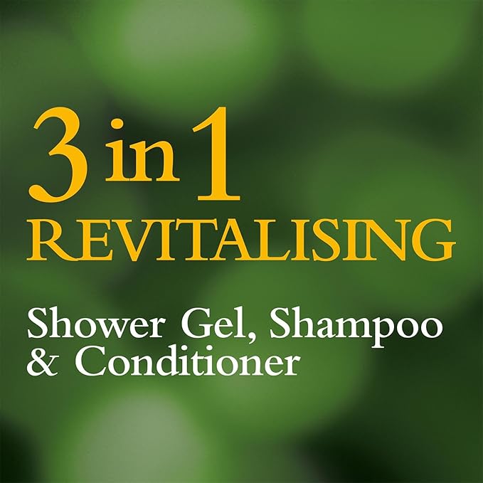 Badedas Revitalising Shower Gel Shampoo &amp Conditioner 200ml (PACK OF 6)