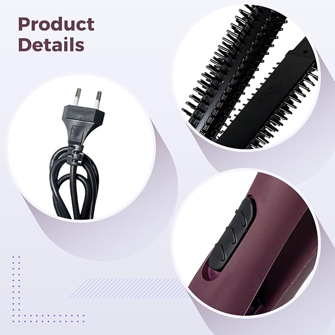 Portable 2-in-1 Hair Iron for Curls and Straightening Lightweight and Travel-Ready